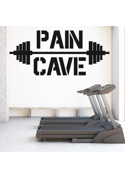 Ağrı Mağara Ağırlıkları Fitness Salonu Dekoratif Duvar Sticker Çıkartma Spor Salonu Çocuk Odası
