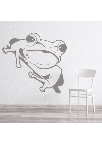 Kurbağa Amfibi Hayvanlar Dekoratif Duvar Sticker Çıkartma Yatak Çocuk Odası