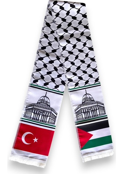 Filistin ve Türk Bayraklı Atkı