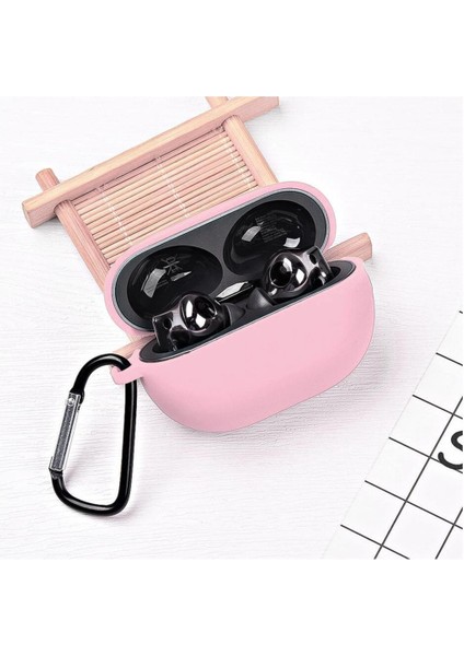 Huawei Freebuds Pro Uyumlu Silikon Kılıf - Kopçalı Kulaklık Kılıfı