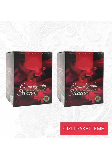 Themra bitkisel karışımlı performans atom kuvvet mesir epimedyümlü macun 2x240 gr