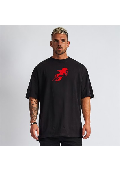 Motive Taycan V1 Baskılı Oversize Unisex Tshirt