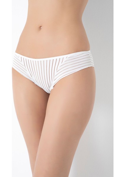 Günlük Rahat Kullanım Çizgili Kumaş Slip 935