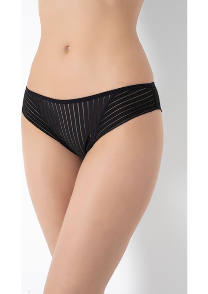 Günlük Rahat Kullanım Çizgili Kumaş Slip 935