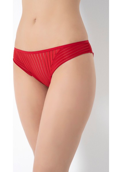 Günlük Rahat Kullanım Çizgili Kumaş Slip 935