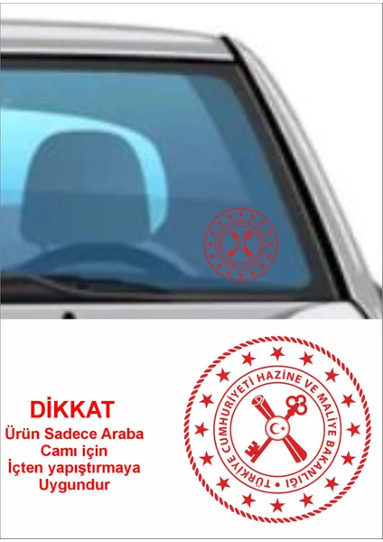 Sticker Usta Hazine ve Maliye Bakanlığı Logo Sticker 01920