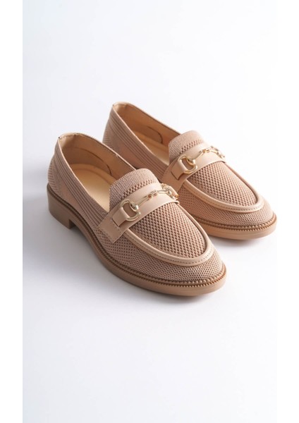 Kadın Triko Günlük Loafer Ayakkabı RV425N23