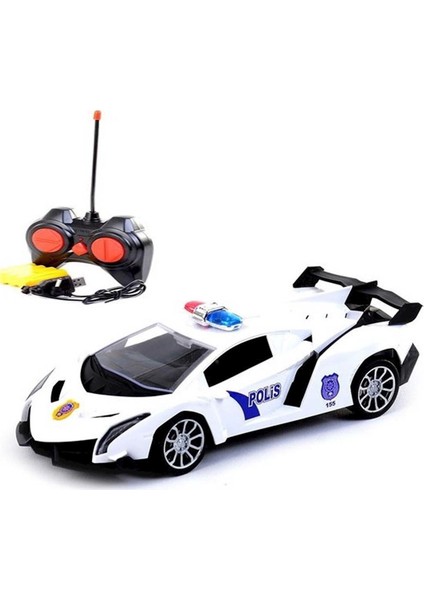Uzaktan Kumandalı Şarjlı Roadstar Polis Araba 1:16