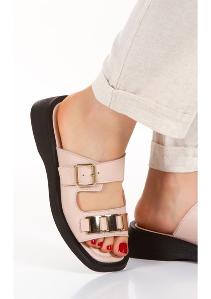 Iç Dış Metal Tokalı Kadın Terlik fırsatları