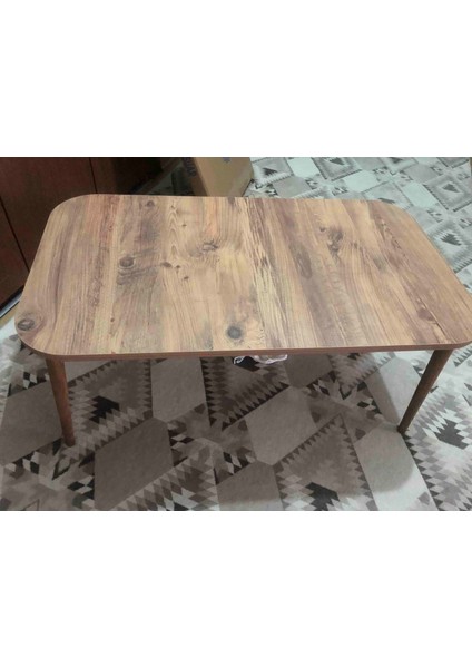 Ağaç Ayaklı Dikdörtgen Model Orta Sehpa ve 3 Lü Zigon Sehpa Takımı fiyatları