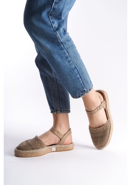 Kadın Espadril Sandalet Ayakkabı RV725T35