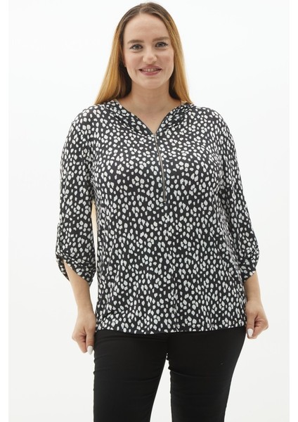 Büyük Beden Kapüşonlu Büyük Pauntiyeli Bluz fiyatları