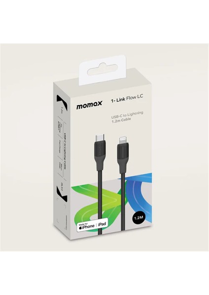 Flow 1.2m Usb-C To Lıghtnıng Şarj Kablo