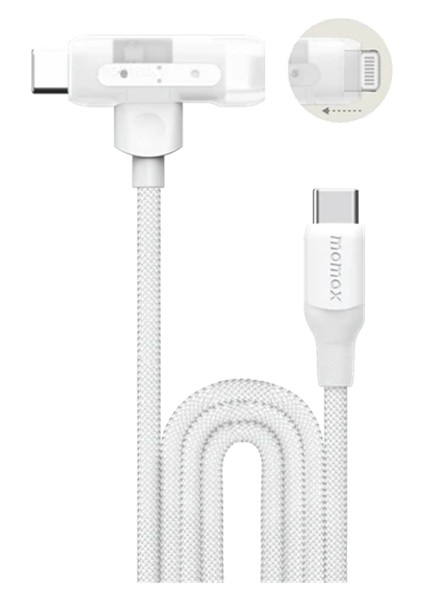 Flow 1.5m 2 In 1 Usb-C & Lıghtnıng To Usb-C Şarj Kablo