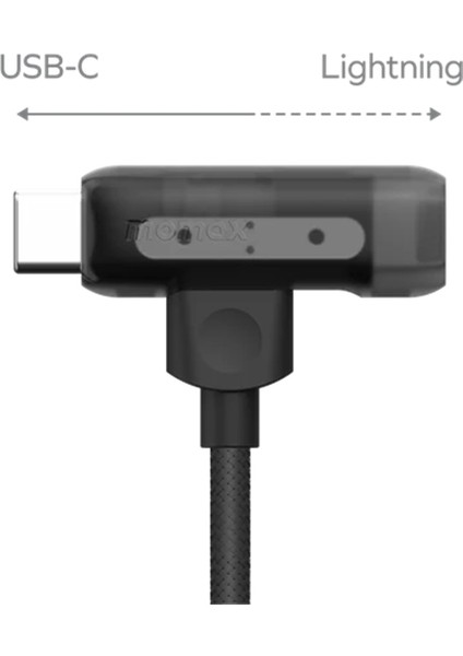 Flow 1.5m 2 In 1 Usb-C & Lıghtnıng To Usb-C Şarj Kablo