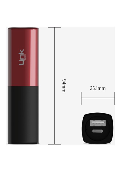 Lınk Tech Lıpstıck 5000MAH Powerbank Lp5