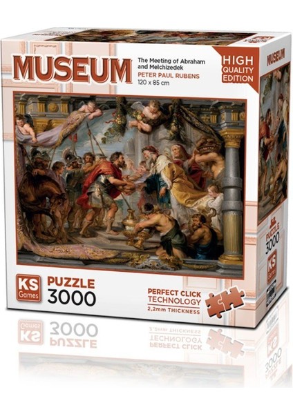 23018 The Meeting Of Abraham And Melchizedek 3000 Parça -Ks Puzzle