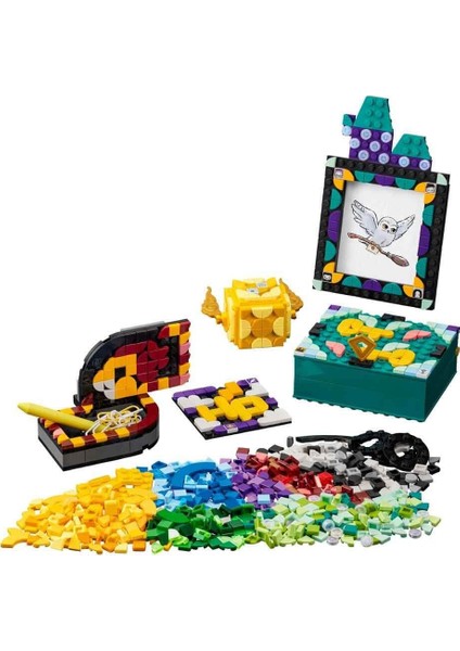 41811 LEGO Dots - Harry Potter Hogwarts Masaüstü Seti 856 Parça +8 Yaş