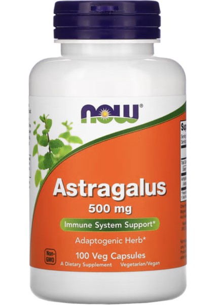 Foods Astragalus 500 Mg 100 Veg Capsules