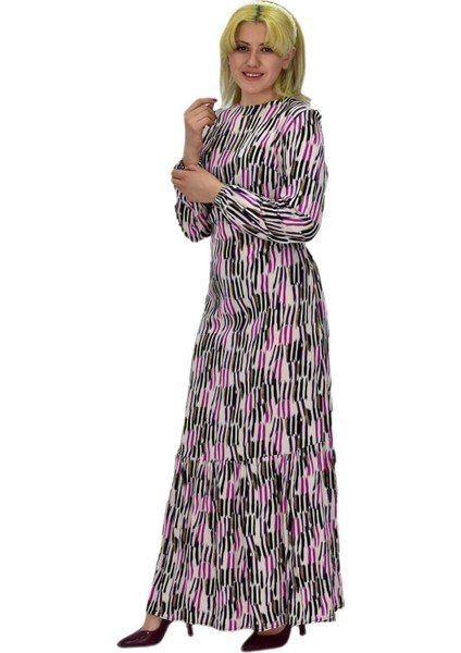 Kadın Empirme Çizğili Elbise BGL-ST03515 fiyatları