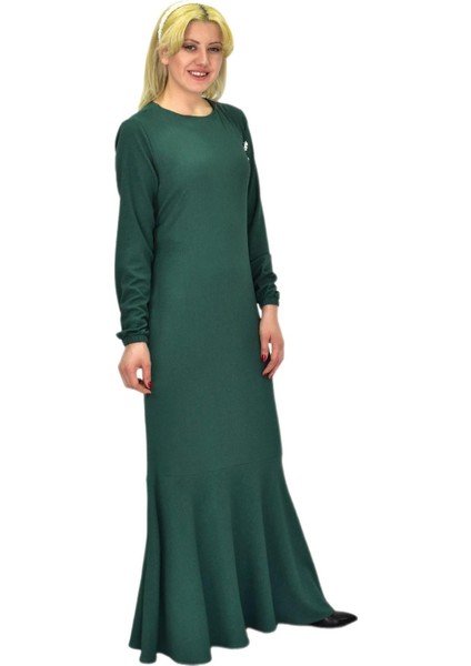 Kadın Bürümcük Uzun Kol Elbise BGL-ST03723