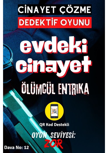 Evdeki Cinayet Davası - Ölümcül Entrika - Zor Seviye - Dedektif Oyunu - Cinayet Çözme Oyunu