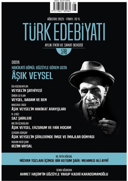 598. Sayı - Ağustos 2023