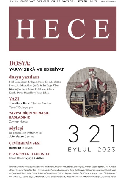 321. Sayı - Eylül 2023