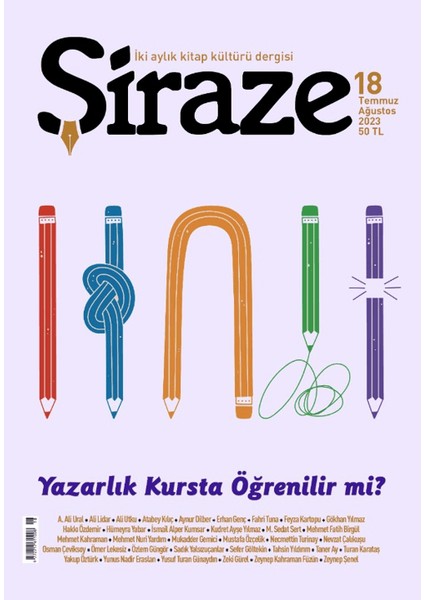 Şiraze Dergisi 18. Sayı - Temmuz - Ağustos 2023