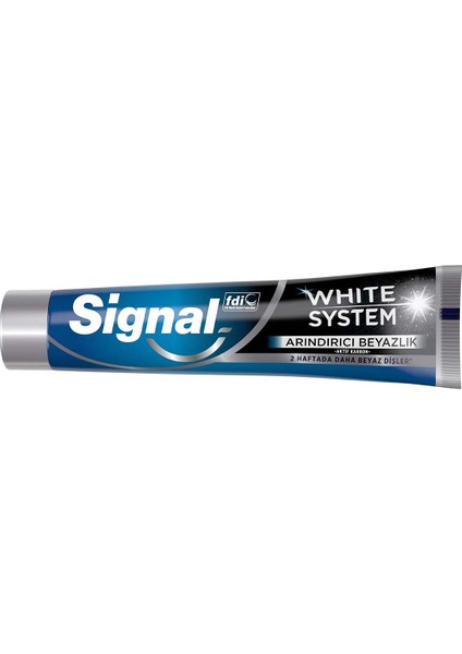 White System Diş Macunu Arındırıcı Beyazlık 75 ml