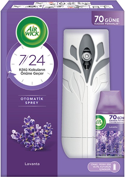 Lavanta Freshmatic Oda Kokusu Makine + Yedek 250 ml