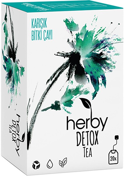 Detox Tea Detoks Bitki Çayı 20'li