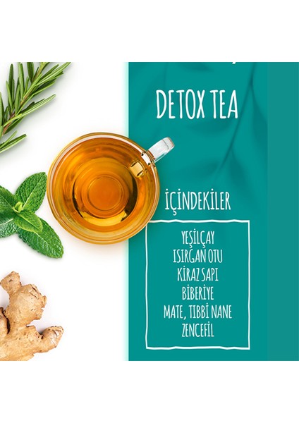 Detox Tea Detoks Bitki Çayı 20'li fiyatları