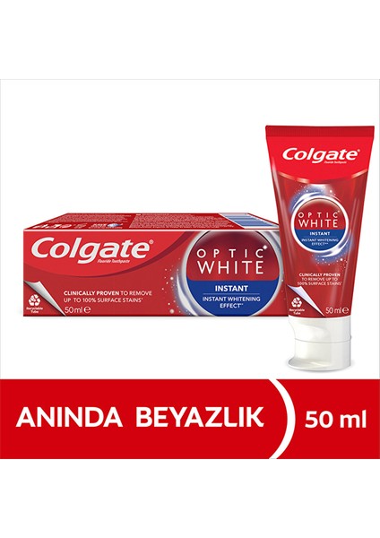 Optic White Anında Beyazlık Diş Macunu 50 ml