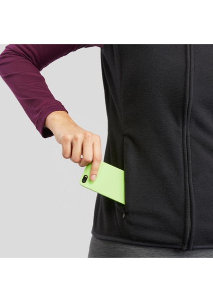 Kadın Outdoor Polar Yelek - Siyah - MH120 Beden: Xl fırsatları