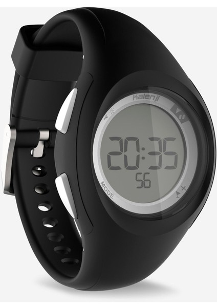 Su Geçirmez Kronometreli Koşu Saati - Siyah - W200 S