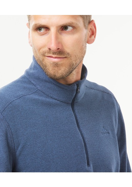 Erkek Outdoor Polar - Mavi / Gri - MH100 Beden: L. modelleri