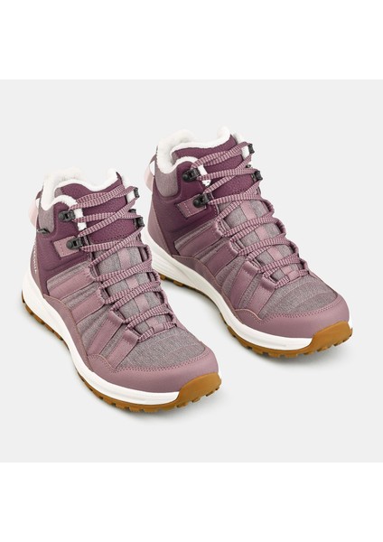 Kadın Su Geçirmez Outdoor Kar Botu - Bordo / Pembe SH500 Mid Beden: 37 fiyatları