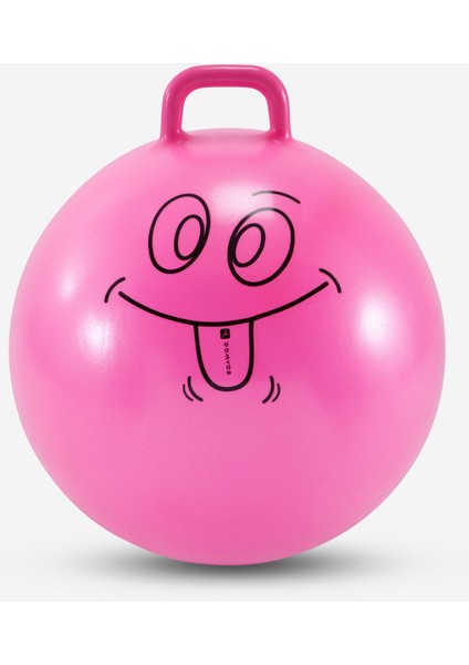 Çocuk Pembe Ayarlanabilir Zıp Zıp Top 55 - 60 cm