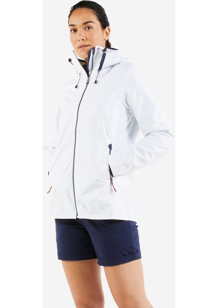 Kadın Yelkenli Yağmurluğu - Beyaz - Sailing 100 Beden: 2xl