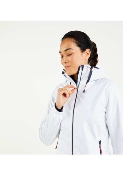 Kadın Yelkenli Yağmurluğu - Beyaz - Sailing 100 Beden: L modelleri