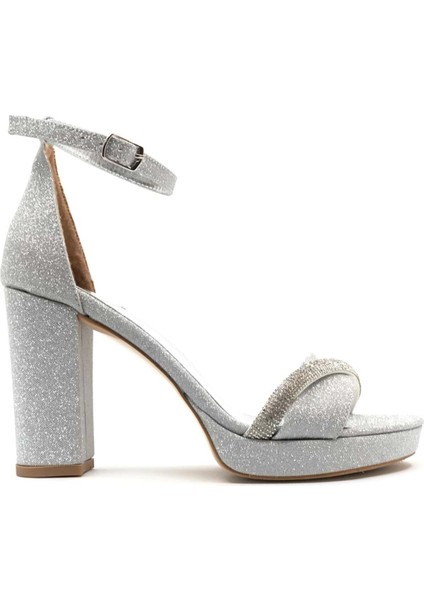 Feles Şerit Taş Detaylı Tek Bant Platform 11 cm Topuklu Kadın Ayakkabı fiyatları