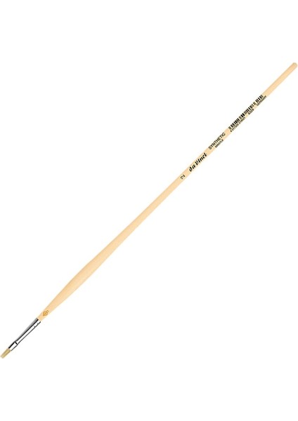 Sentetik Düz Uçlu Akrilik Boya ve Yağlı Boya Fırçası Seri 8329 No 2