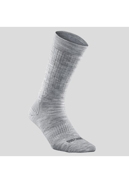 Yetişkin Outdoor Uzun Kışlık / Termal Çorap - Gri - 2 Çift - SH100 Mid Beden: 39/42 modelleri