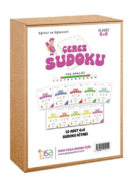 Çerez Sudoku 6 x 6 10 Kitap