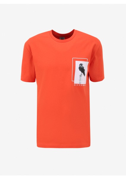 Gmg Fırenze Bisiklet Yaka Turuncu Erkek T-Shirt GU24MSS03011
