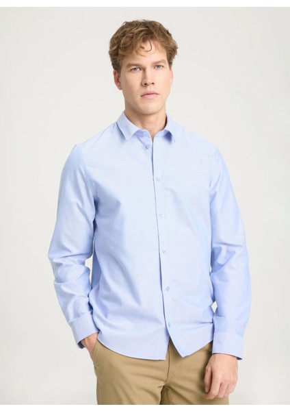Regular Fit Mavi Erkek Gömlek W241631400 Uzun Kollu Gömlek fiyatları