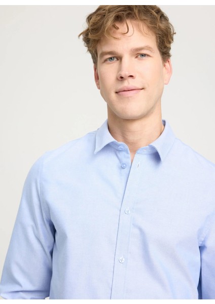Regular Fit Mavi Erkek Gömlek W241631400 Uzun Kollu Gömlek modelleri