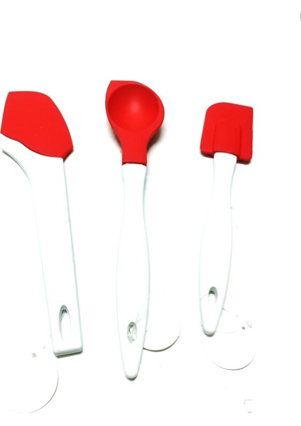 Sepeti Silikon Mutfak Seti 2 Adet Slikon Spatula +1 Adet Slilkon Kaşık 3lü Set fiyatları