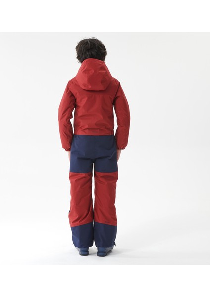 Çocuk Kayak Tulumu - Bordo / Lacivert - 100 Beden: 10 Yaş modelleri